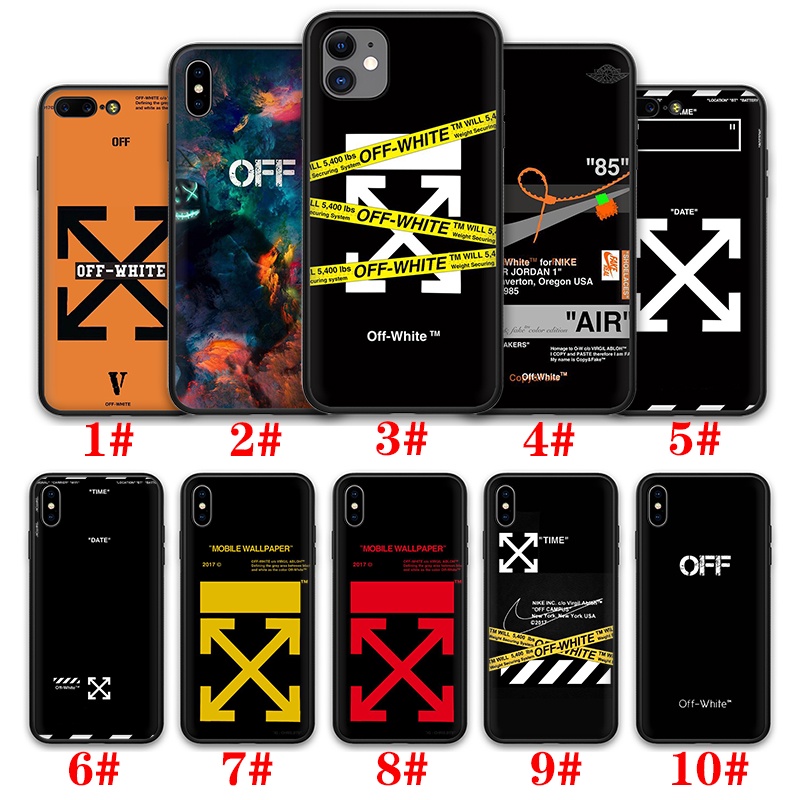 Iphone Xs Max X Xr 11 Se Soft Tpu Phone Case Casing Sxb52 Off White Silicone Cover Shopee Chile