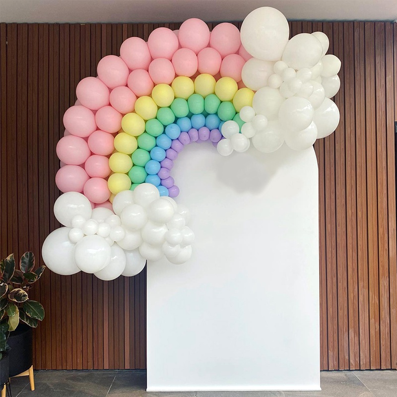 1 Juego De Arco De Guirnalda De Globo Iris Kit Global Macaron De Latex Aniversario Baby Shower Decoracion De Fiesta De Cumpleanos Shopee Chile