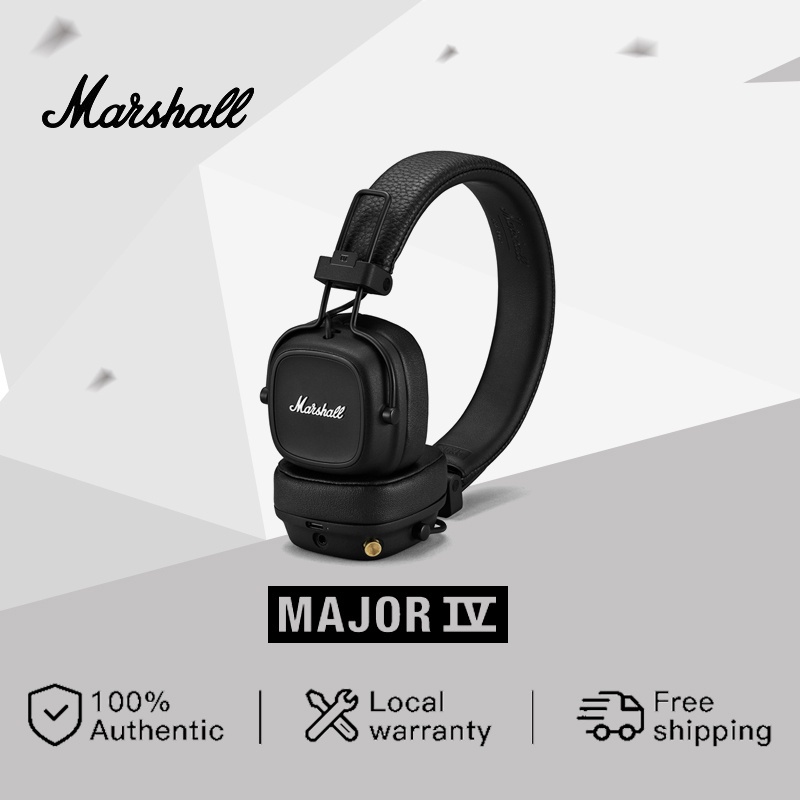 が大特価！ Marshall MAJOR Ⅳ ブラック bluetooth sushitai.com.mx