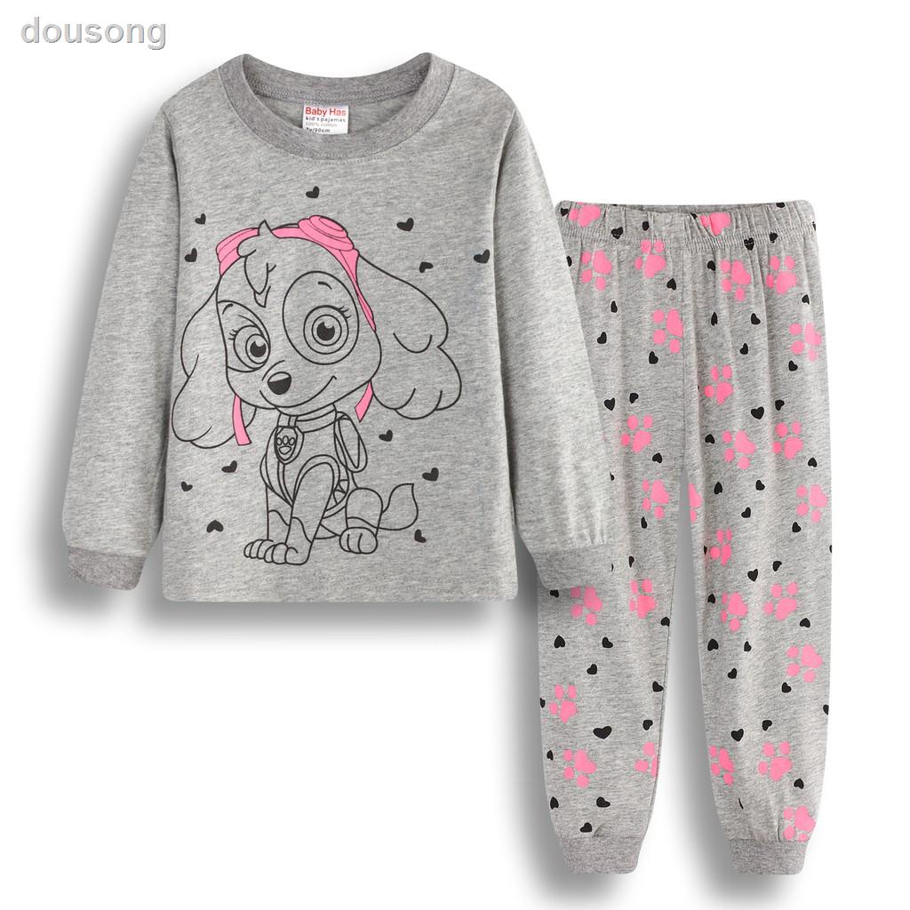 PATROL Dibujos animados patrulla canina Skye niño niñas niños pijamas ropa de algodón 01300 | Shopee Chile