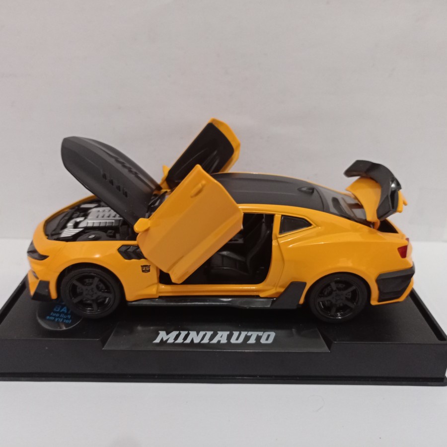 1:32 Chevrolet Camaro amarillo MiniAuto Diecast modelo de coche colección  juguete | Shopee Chile