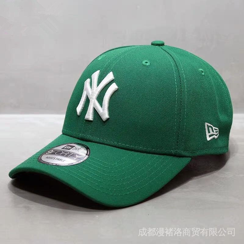 Newera Peaked Gorra Mlb De Béisbol Curvo Sombrero De Ala Macho New York