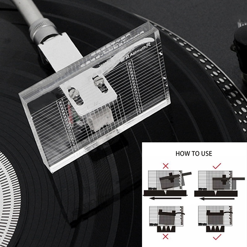 LP Vinilo Record Player Medición Phono Tonearm VTA/Cartridge Azimuth