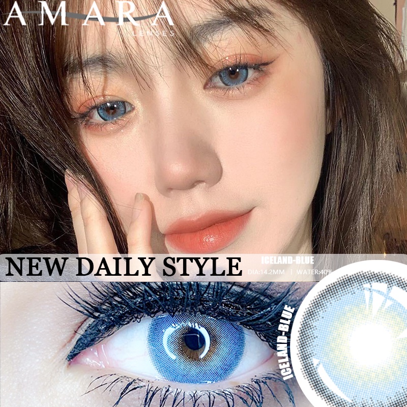 Konkurrere Wade svømme AMARA 1 Par Colorful Contact Lenses 6 Colors Lens Cosmetic Yearly Use |  Shopee Chile