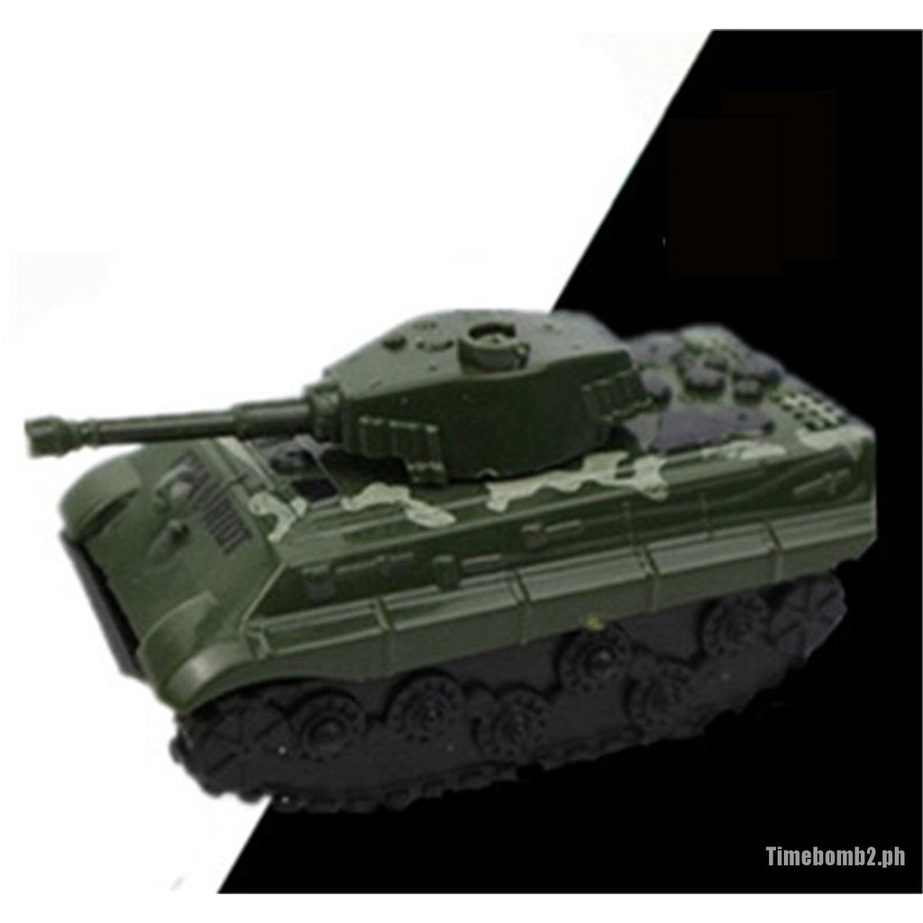 Cañón de tanque verde 3D Miniatura Modelo Militar Niños Regalo Juguete Educativo se 