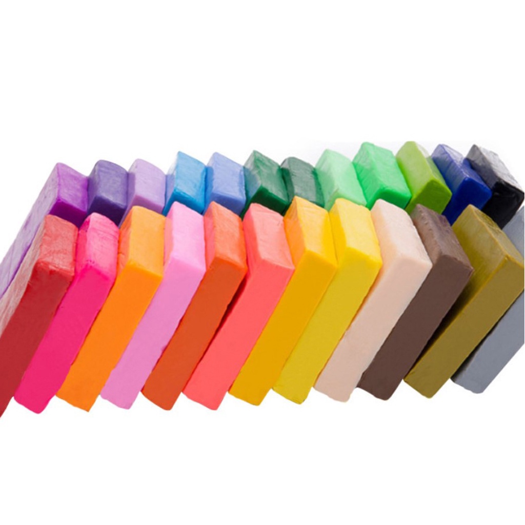 24 colores de Schoone adecuada para hornear Set de bloques de arcilla polimérica para modelado regalo ideal para niños segura y no tóxica 