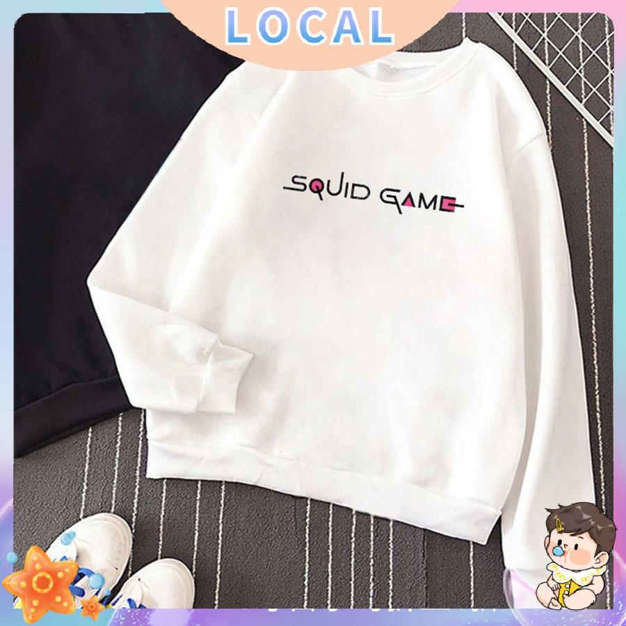 Suéter para Squid Game Barras paralelas Suéter impreso digital con gorra 