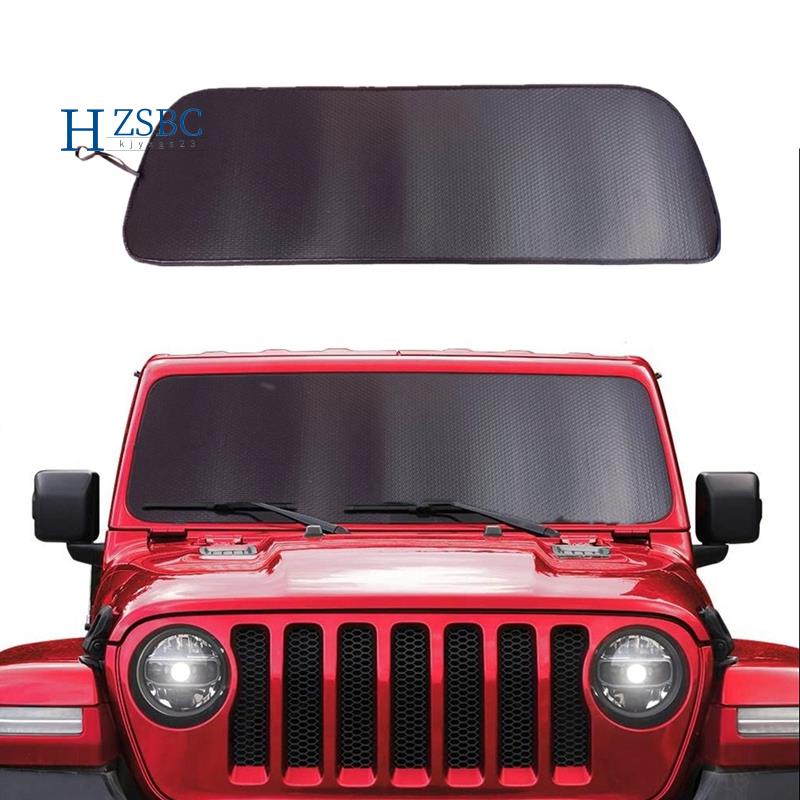 Cubierta De Parasol Para Parabrisas , Para Jeep Wrangler JL JLU 2018 2019 ,  Lámina De Aluminio , Anti Rayos UV | Shopee Chile