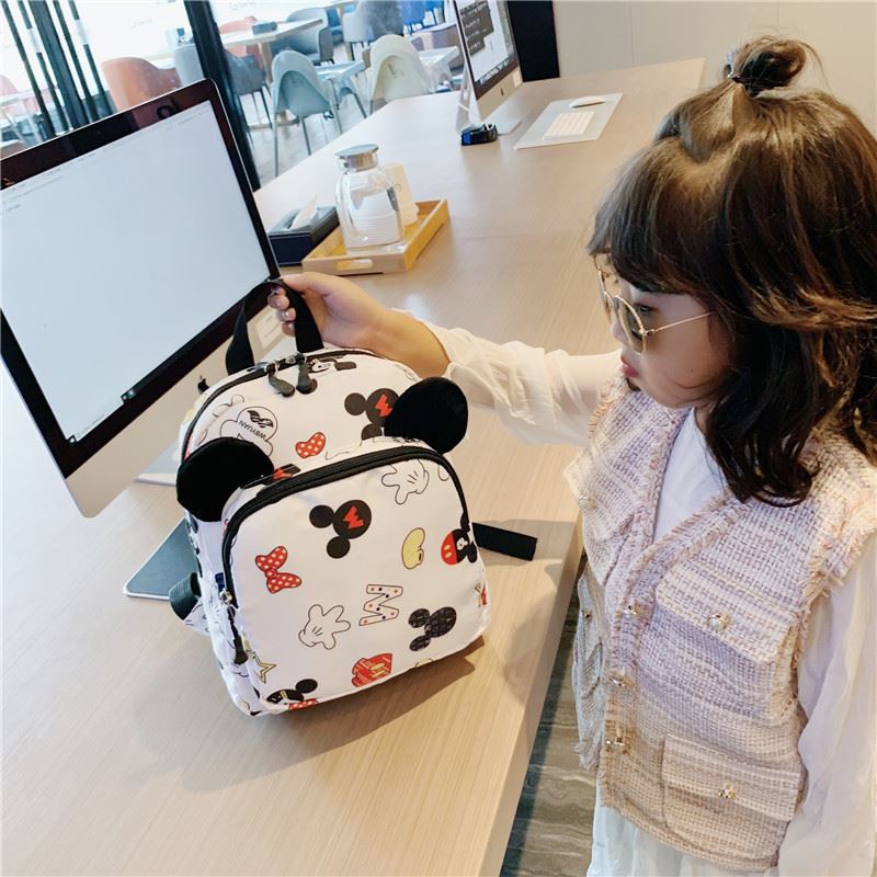 Mochila De Jardín De Infantes Infantil De Impresión De Dibujos Animados  Mickey Mouse Para Niños Y Niñas De Otoño | Shopee Chile