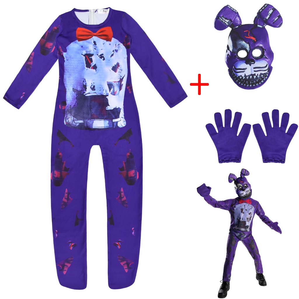 Anime Five Nights At Freddy's 4 Fnaf Cosplay Para Crian Like Girls Body  Halloween Carnaval Fiesta Ropa | Shopee Chile