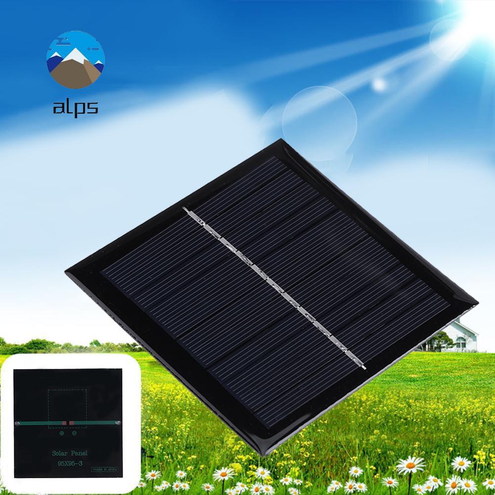 Mini 95x95mm 5.5V 1W Módulo De Energía Panel Solar Para Teléfono Celular de la batería de luz 
