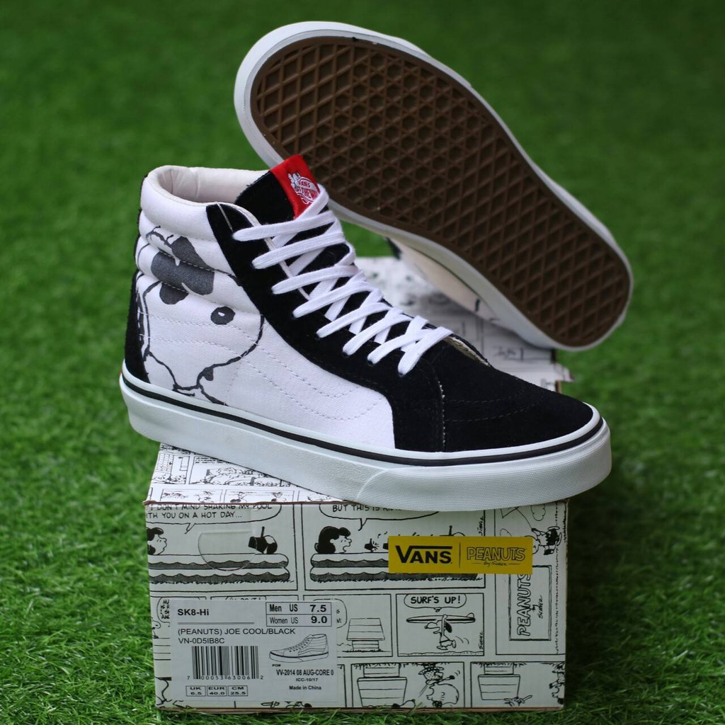Peanuts X Vans Sk8Hi Reissue 'Joe Cool' Market Place SneakerLAH