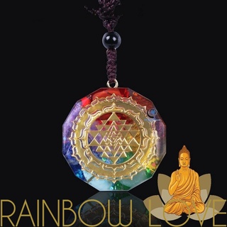 regalo especial Yoga Om mani padme hum Colgante Budista Amuleto Colgante yoga Collar con el símbolo OM Símbolo de Protección 