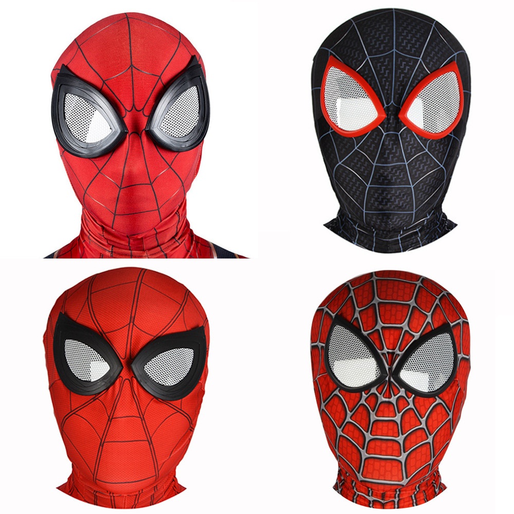 Adulto Niños Máscara Completa Peter Parker Cosplay Héroe Miles Morales En  El Spiderman Verso Para Hombre Disfraz Accesorios Regalos | Shopee Chile