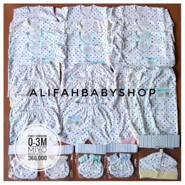 Paquete de ropa de recién nacido 0-3m Miyo chupete pequeño | Shopee Chile