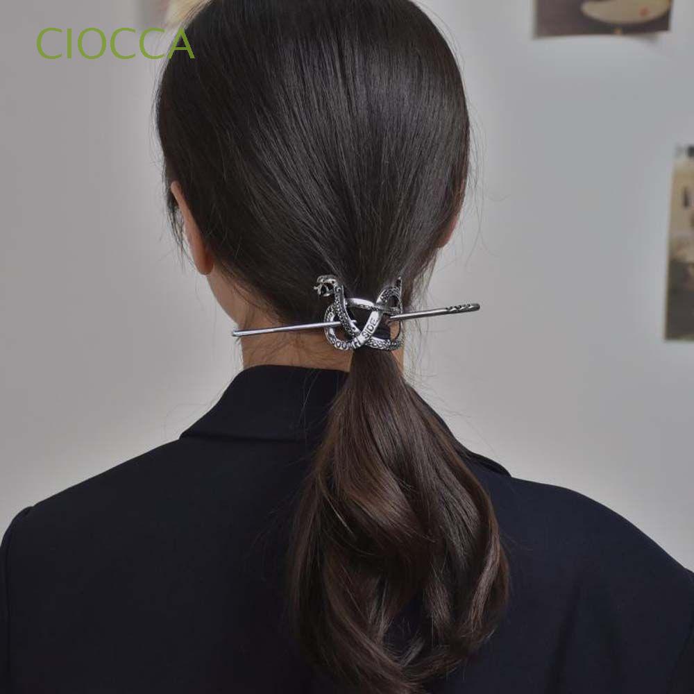 CIOCCA Personality Hair Stick All-match Hair Chopsticks Snake-shaped  Hairpin Japanese Style Geometric Hairstyle Tools Alloy Retro Simple Female  Hair Fork/Multicolor | Shopee Chile