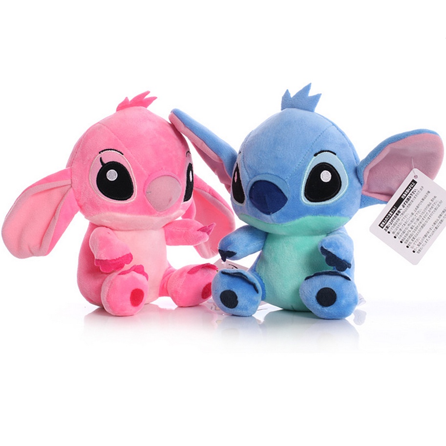 Peluche De Peluche Stitch Bebe Muneca 18cm De Dibujos Animados Anime Cosas Juguetes Para Ninos Ninos Parejas Regalos Shopee Chile