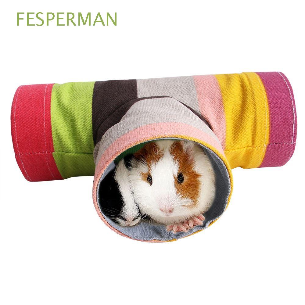 FESPERMAN Rainbow Small Pet Tunnel Funny Hedgehog Tube Hamster Tube Toy  Hiding Spot Mini Guinea Pig Colorful Rat Mouse Chinchilla Cages Accessories  | Shopee Chile