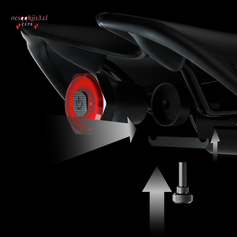 Auto StartStop Flashlight For Bicycle Bike Rear Light Brake Sensing IPx6  LED USB Charging Cycling 