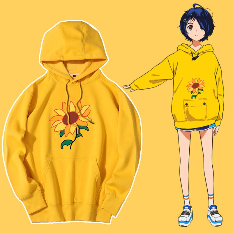 Anime Sk8 The Infinity Girasol Sudaderas Con Capucha Amarillo Ropa Pareja  Desgaste Kawaii Dulce | Shopee Chile