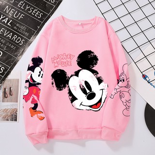 Mickey Mouse sudadera con capucha de las mujeres ropa suelta tops blusa  prendas de abrigo | Shopee Chile