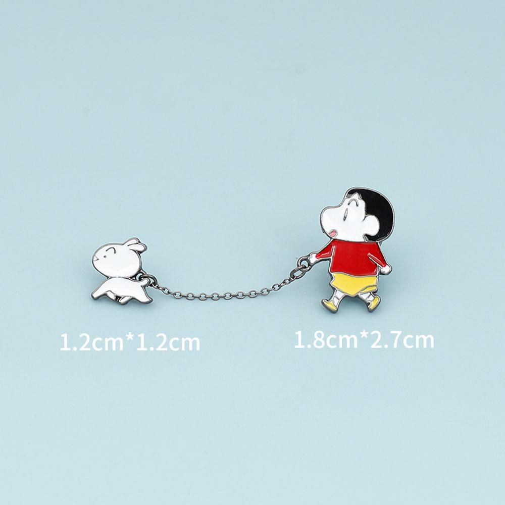 BRYANNA Cartoon Crayon Shin-Chan Brooch Pin Collection Gift Fashion Jewelry  Badge Pin Anime Enamel Unique Bag Decoration Animal Dog Collar Accessories  | Shopee Chile