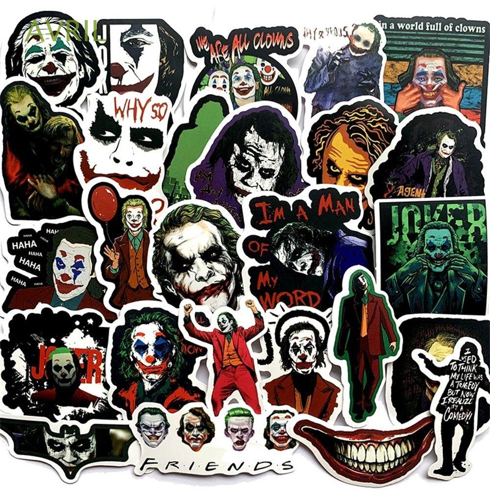 AVRIL Multi Use The Joker Anime Stickers Waterproof Stationery Sticker  Character Graffiti Stickers Decals Laptop 50Pcs/Lot For Car Guitar DIY Toy  Skateboard Stickers Poster | Shopee Chile