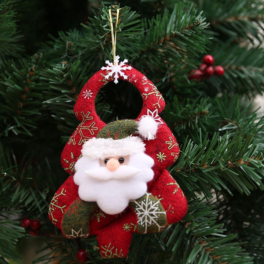 niños JiuRong Lindo muñeco de Papá Noel sin Rostro Adornos Colgantes de árboles de Navidad 