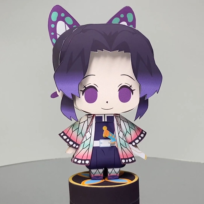 Chibi Shinobu Kocho Espada Kimetsu No Yaiba Demon Slayer Papercraft Shopee Chile 0861