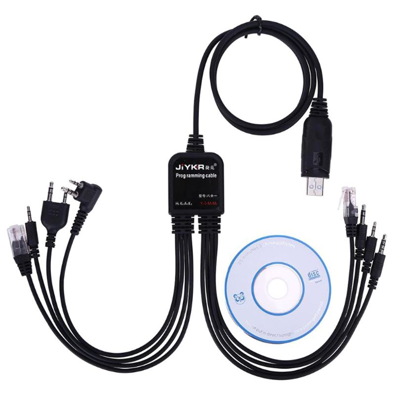 6 in 1 USB Programming Cable for Kenwood TH-F6 TH-F7 TH-G71 TH-K2 TH-K4 TK-2100 