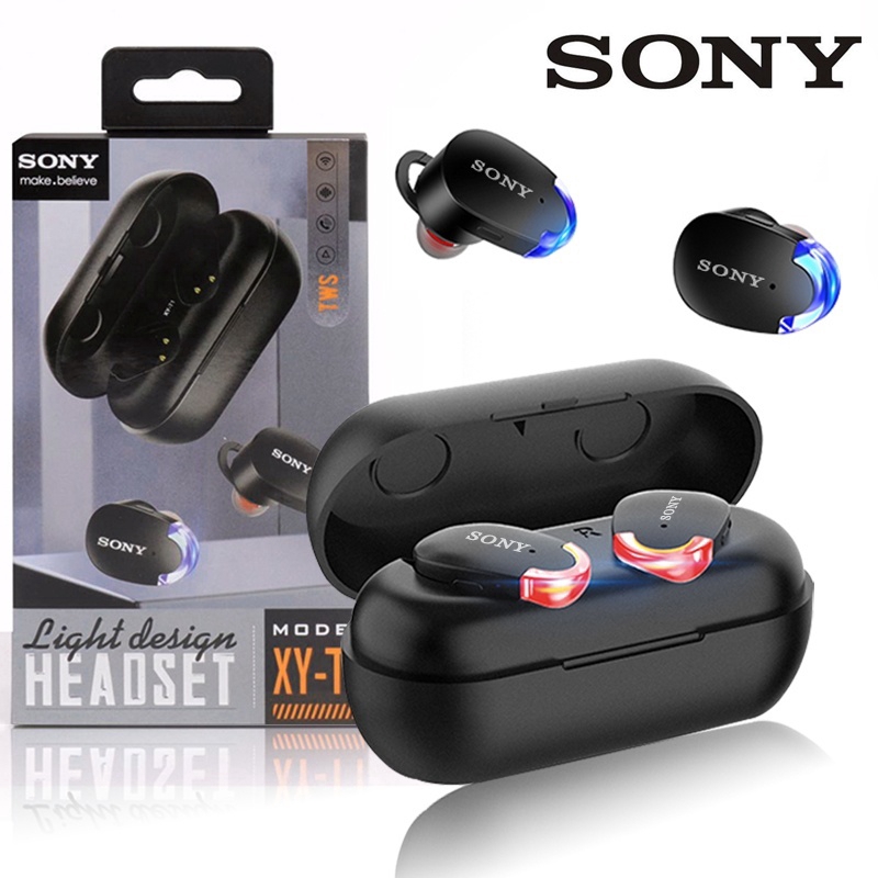 SONY XY-T1 Sports Bluetooth Wireless Headphones True Wireless Noise  Cancelling Headphones | Shopee Chile