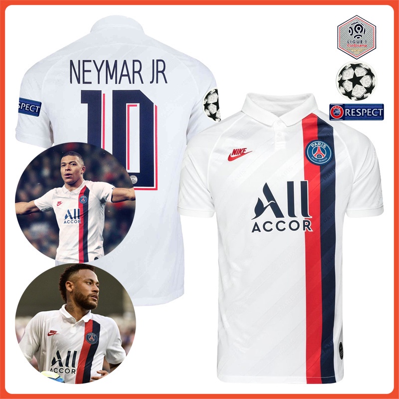 Jersey/Camiseta De Fútbol 19-20 Paris Saint-Germain FC Local PSG NEYMAR JR MBAPPE 2019 | Shopee Chile