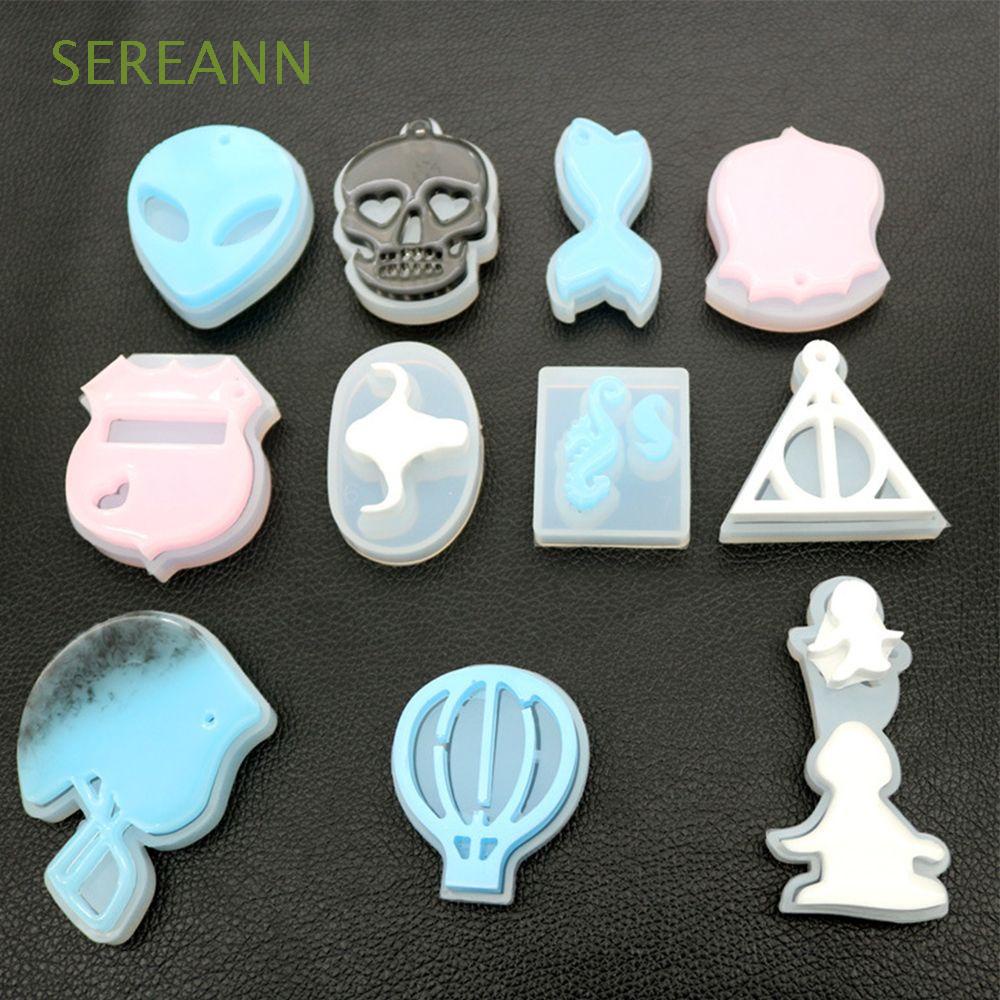Maze Crystal Key Chain Jewelry Making Tools Resin Mold UV Epoxy Silicone Mould
