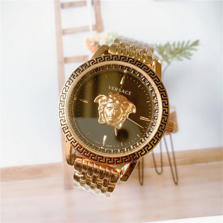 Versace Reloj casual De Lujo Con Correa De Acero Inoxidable Para Hombres Y  Mujeres | Shopee Chile