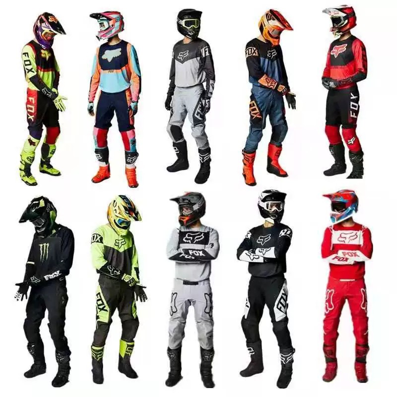 Fox 180/360 Conjunto De Traje De Ciclismo Para Racing Gear Set Top Motocross Ropa | Shopee Chile