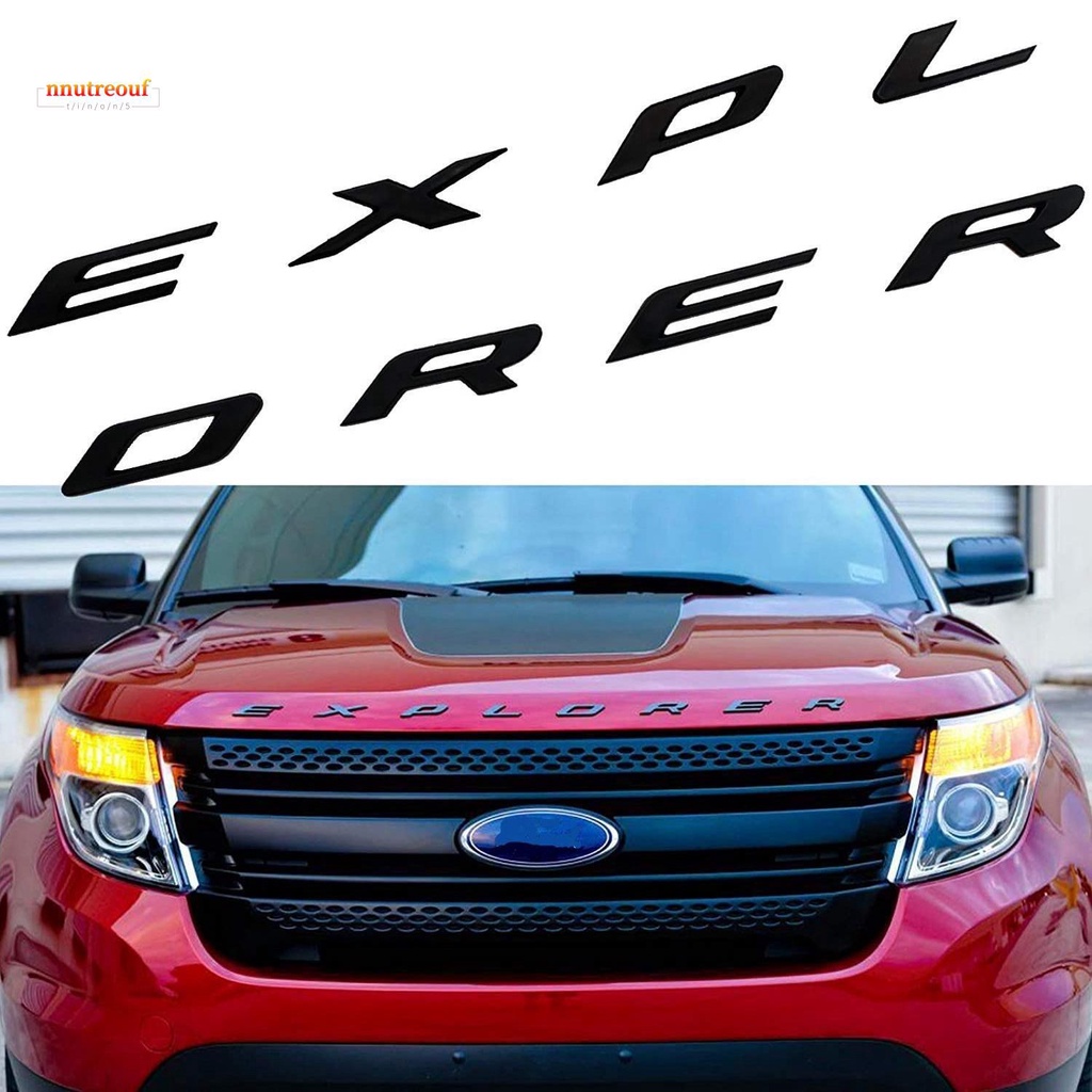 3d Letras Abs Frontal Campana Emblema Explorer Deporte Campana Letras Stickers Para Ford