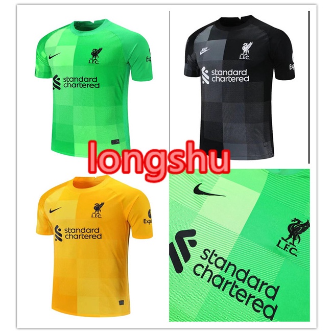 21/22 Liverpool Verde Negro Naranja Portero jersey De Fútbol Ropa Camisa |  Shopee Chile