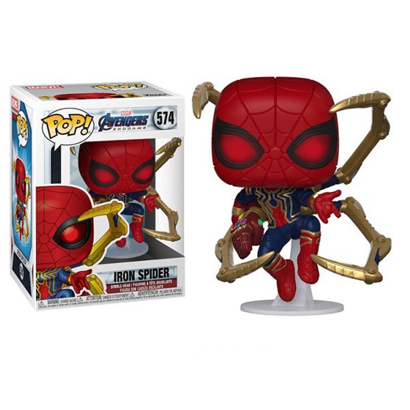 Genuine · Funko Pop! 《 Avengers: Endgame 》 Iron Spider-Man Peter Parker  Vinyl Action Figure Toys model Dolls | Shopee Chile