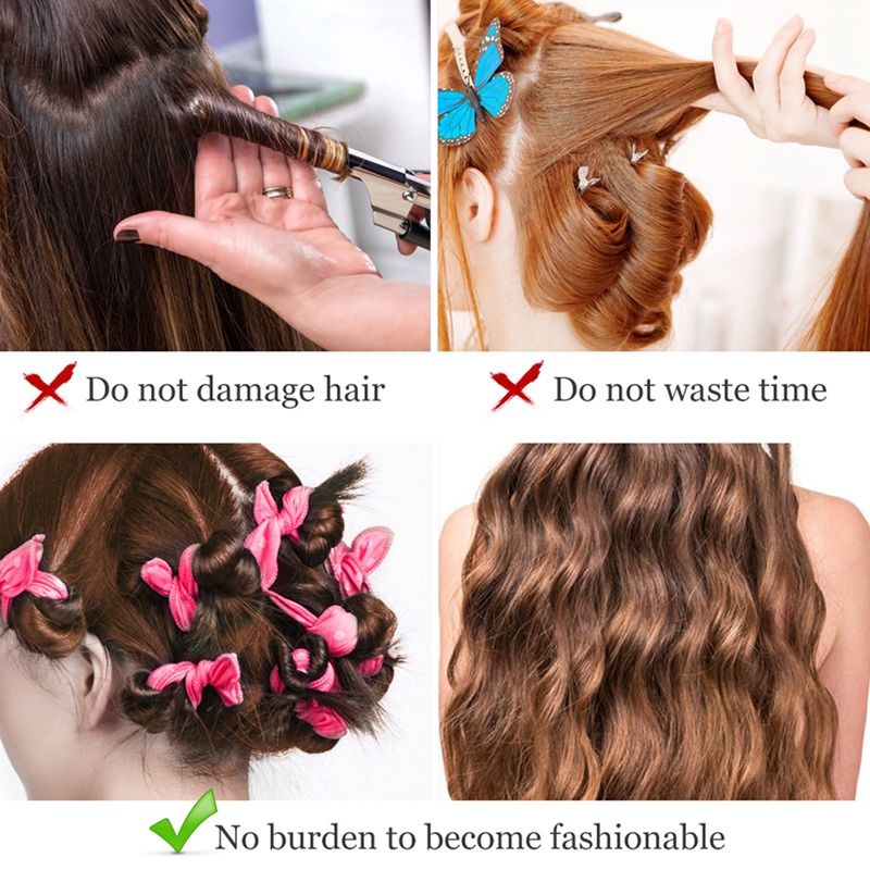 10 Pcs/lot Hair Curlers Soft Sleep Pillow Hair Rollers Set Best Flexible  Foam And Sponge Magic Hair Care Diy Hair Styling Tools Hair Rollers  AliExpress | Farfi 10pcs/set Sponge Foam Wave Hair