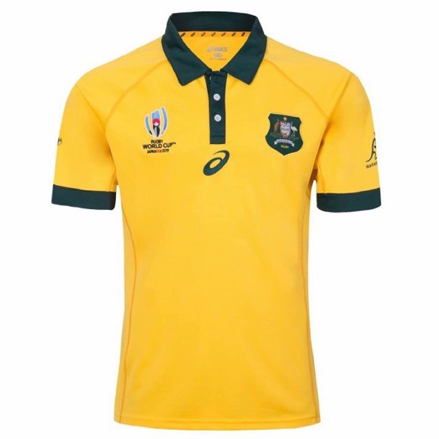YINTE Australia De Rugby Jersey Gran Mar S Jersey De Algodón Gráfico De La Camiseta De Manga Corta Chándales Copa Mundial De Rugby 2019 RWC Jersey 