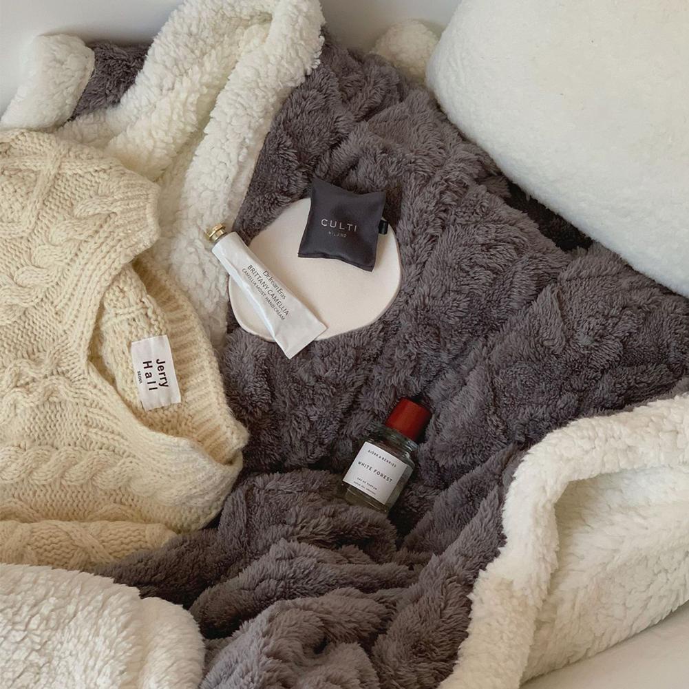 100 150cm Soft Winter Thick Warm Adult Blankets Deluxe Double Blanket Soft Super Bedding S5n8 Shopee Chile