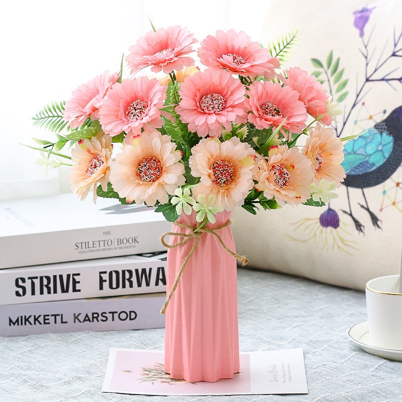 Adornos De Flores Artificiales De Estilo Nórdico Flor Artificial Ramo De  Plástico Seco Conjunto Pequeño En Maceta Planta De Comedor Mesa De Café  Decoración De La Sala De Estar Dormitorio | Shopee