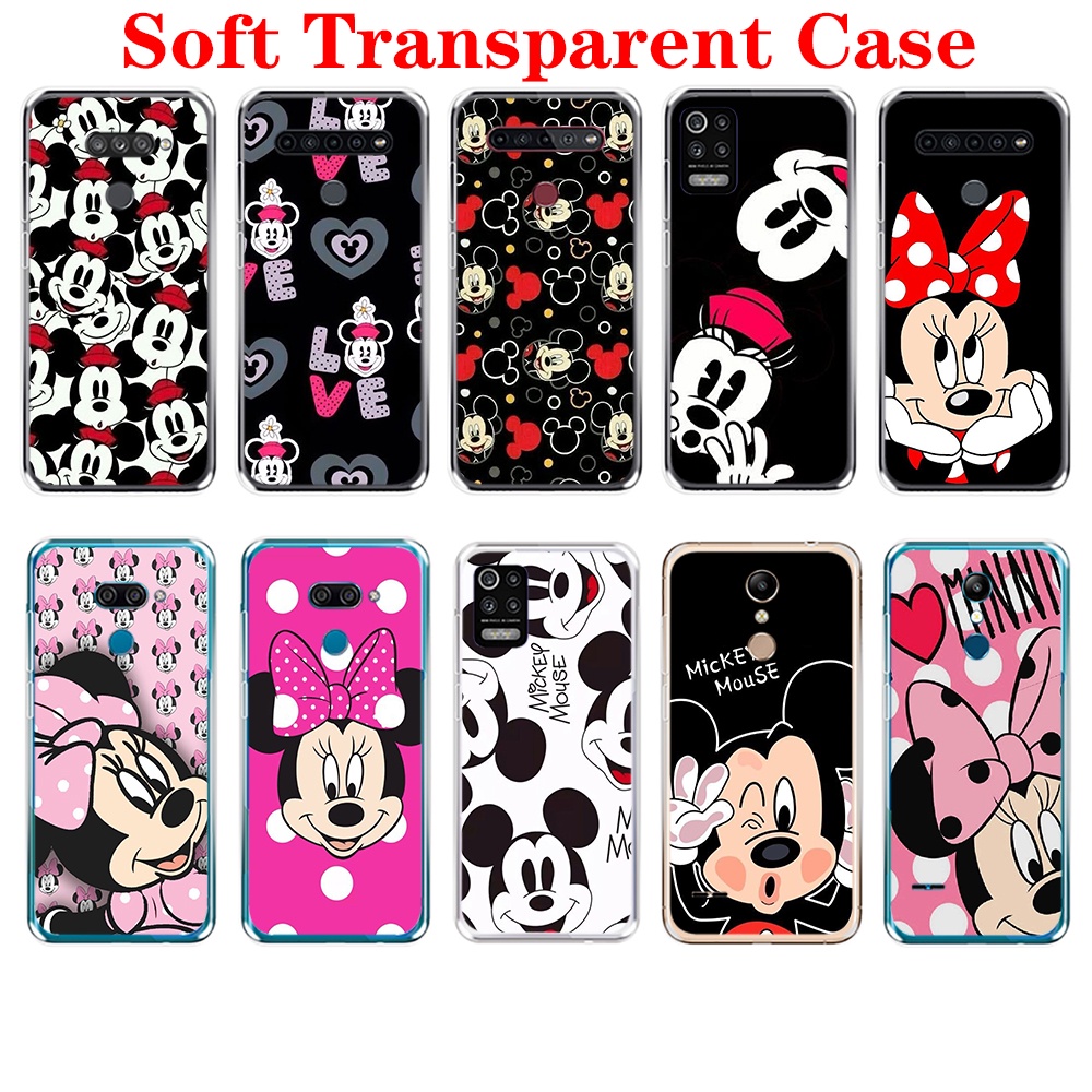 Asus Zenfone 3 Ze552kl Ze5kl Lite Zc600kl 5 Ze6kl 5z Zs6kl Soft Tpu Phone Case Casing Sxb61 Mickey And Minnie Transparent Cover Shopee Chile