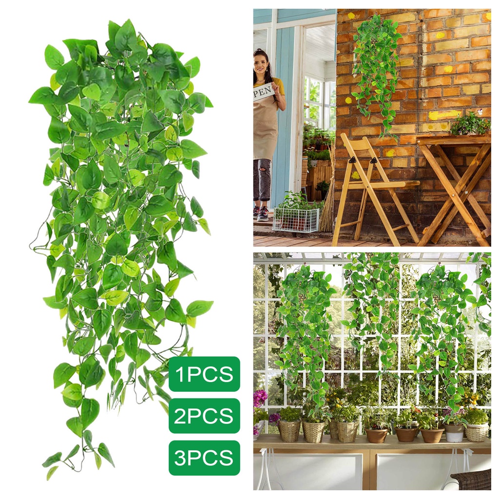 Decoración Interior Al Aire Libre 1/2/3PCS Cestas De Plantas Artificiales)  Colgante Y (No Para Colgar En La Pared | Shopee Chile