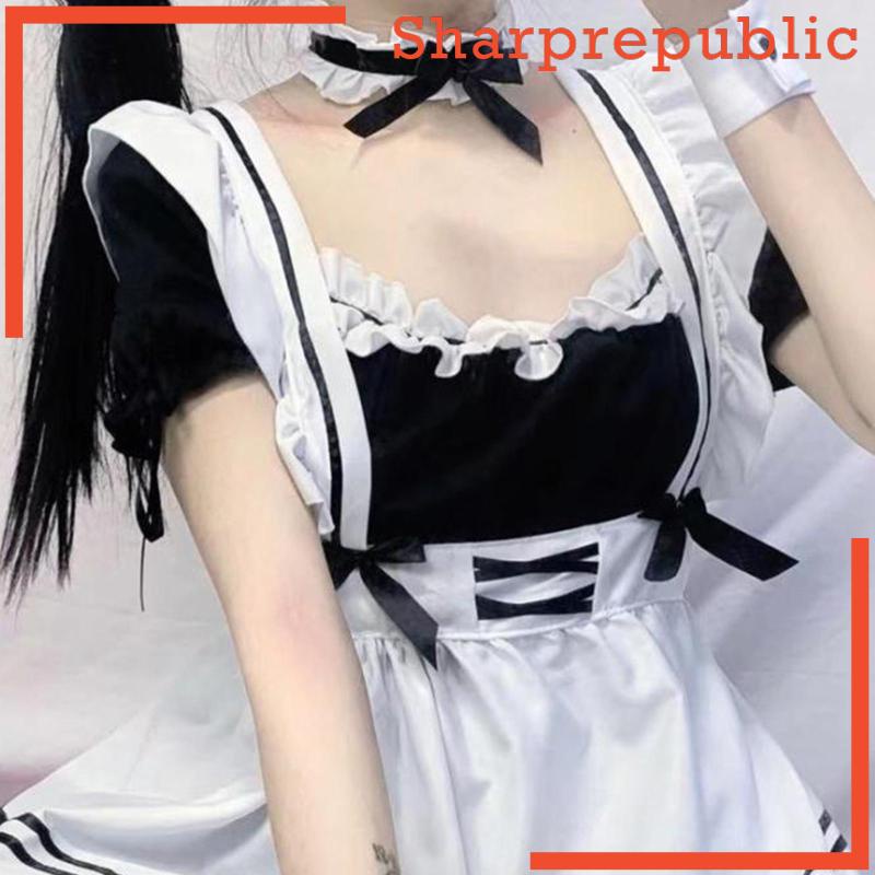 SharprepublicMY ❤] Sirvienta Disfraz De Criada Vestidos Clásicos Dulce  Lolita Japonés Anime Maid Traje S | Shopee Chile