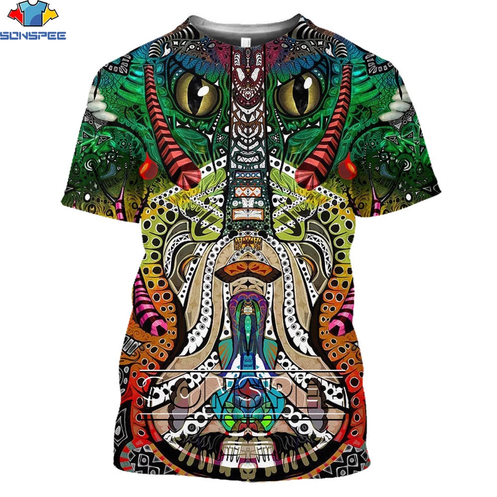 2021 moda 3d camisa sonspee reggae impresión t-shirt hip-hop arte tendencia  monstruo nación casual tee oversize harajuku nuevo estilo hombres mujer ropa  | Shopee Chile