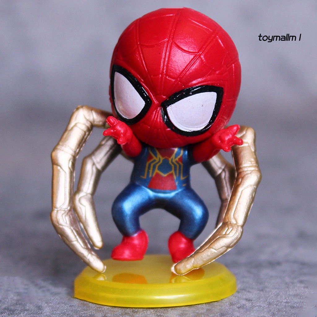 Productos Destacados Mini Juego de Figuras Spider Man Adorno para  Salpicadero de Coche Decoración para Tartas Suministros Avengers Figura  Hilloly Mini Modelo de Spiderman 15 cm Envío asequible enviándolos  globalmente 