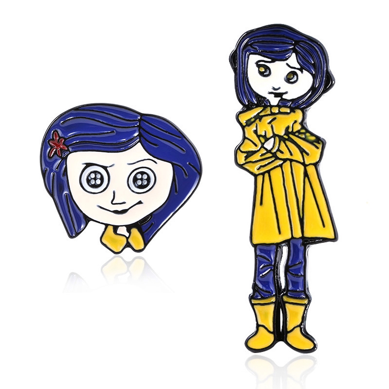 Lindo Broche Coraline spooky pin Niñas anime fans Gran Colección  Espeluznante Camisas Chaquetas Decoración | Shopee Chile