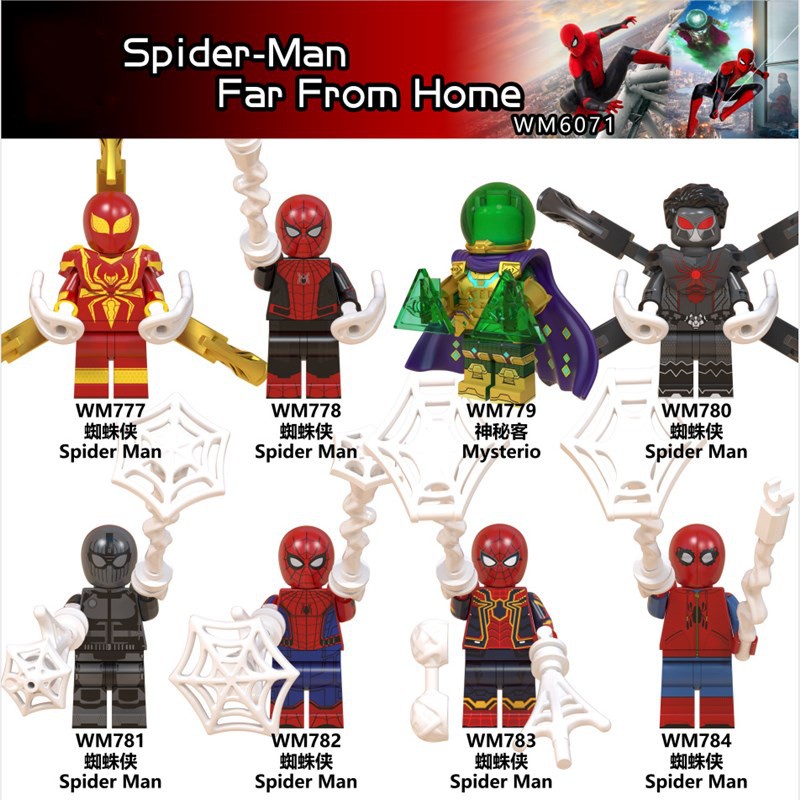 lejos de casa minifigures spider-man mysterio super heroes bloques de  construcción colección juguetes | Shopee Chile