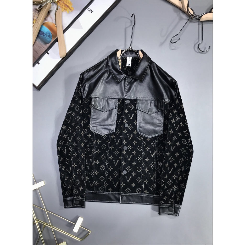 chaqueta louis vuitton hombre negra